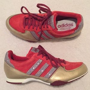 adidas Originals Suede & Metallic Leather Sneakers